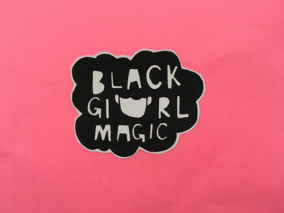 Sale Vinyl Tumblr Inspired Black Girl Magic Afro Natural Etsy