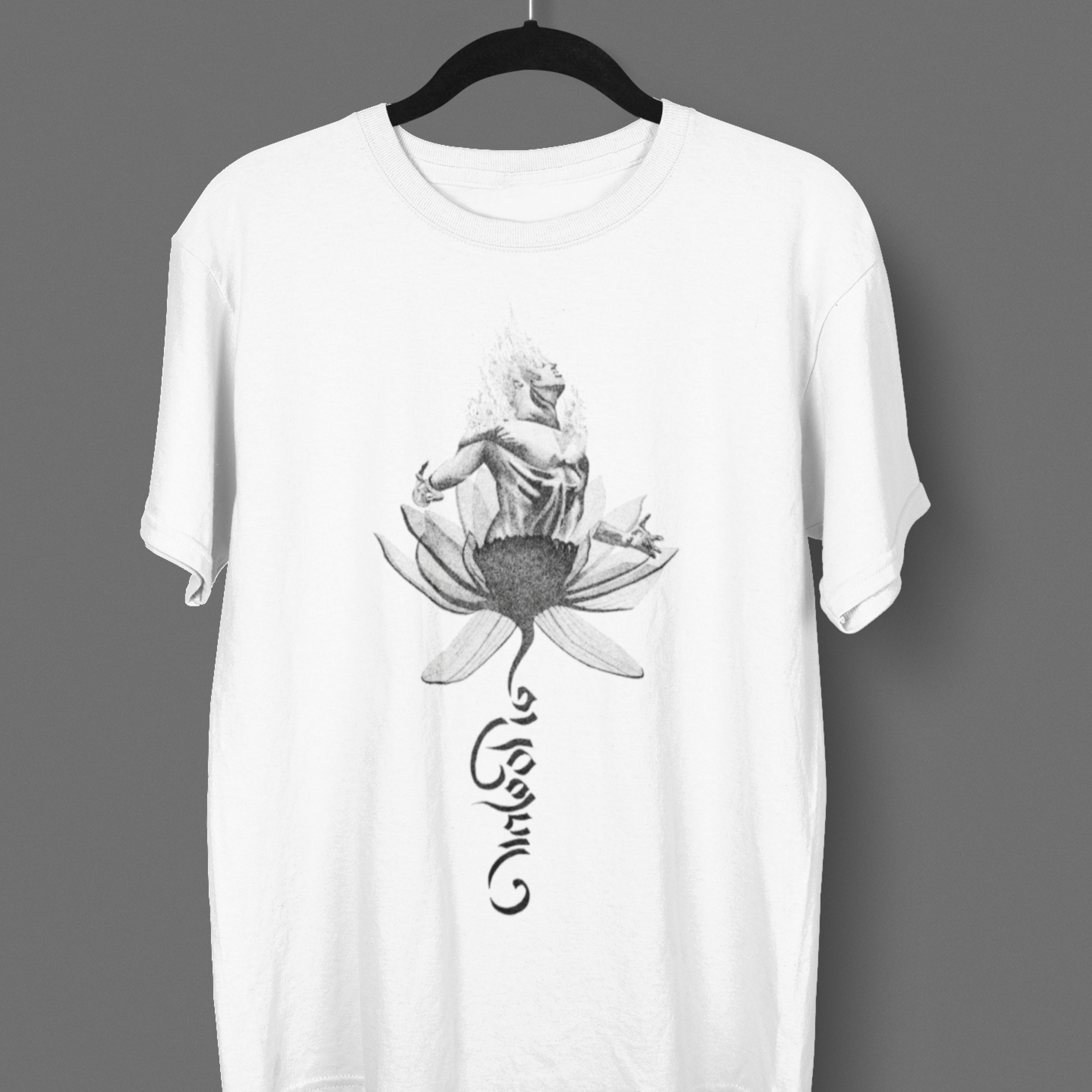 Organic Cotton Slim Fit Unisex T-shirt | Breathe | Lotus