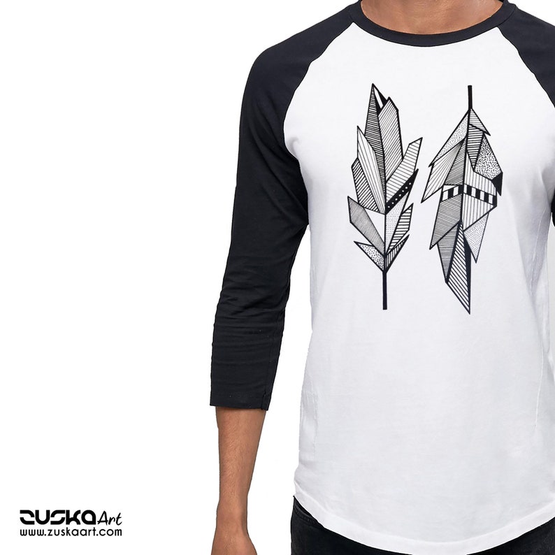 Inked Geometric Symbols Kids Cotton Blend T-Shirt Unisex