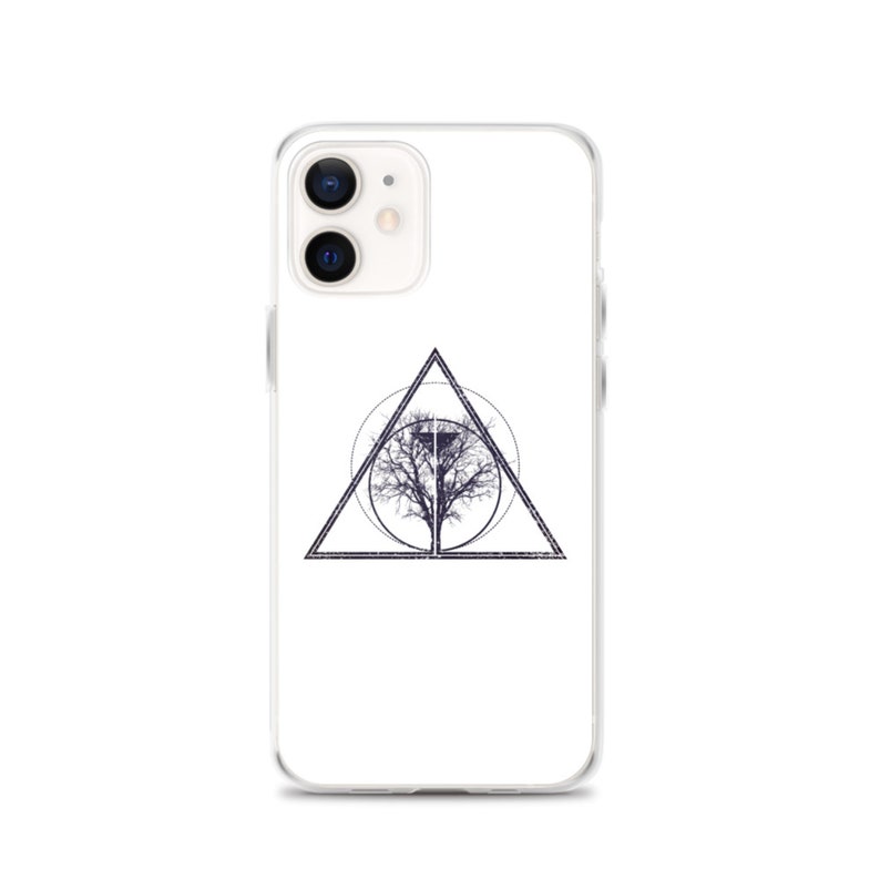 Tree of life / knowledge iPhone / Samsung case Bodhi tree Hoodie Geometric design Phone protection 12 accessory iPhone 12 pro max image 1