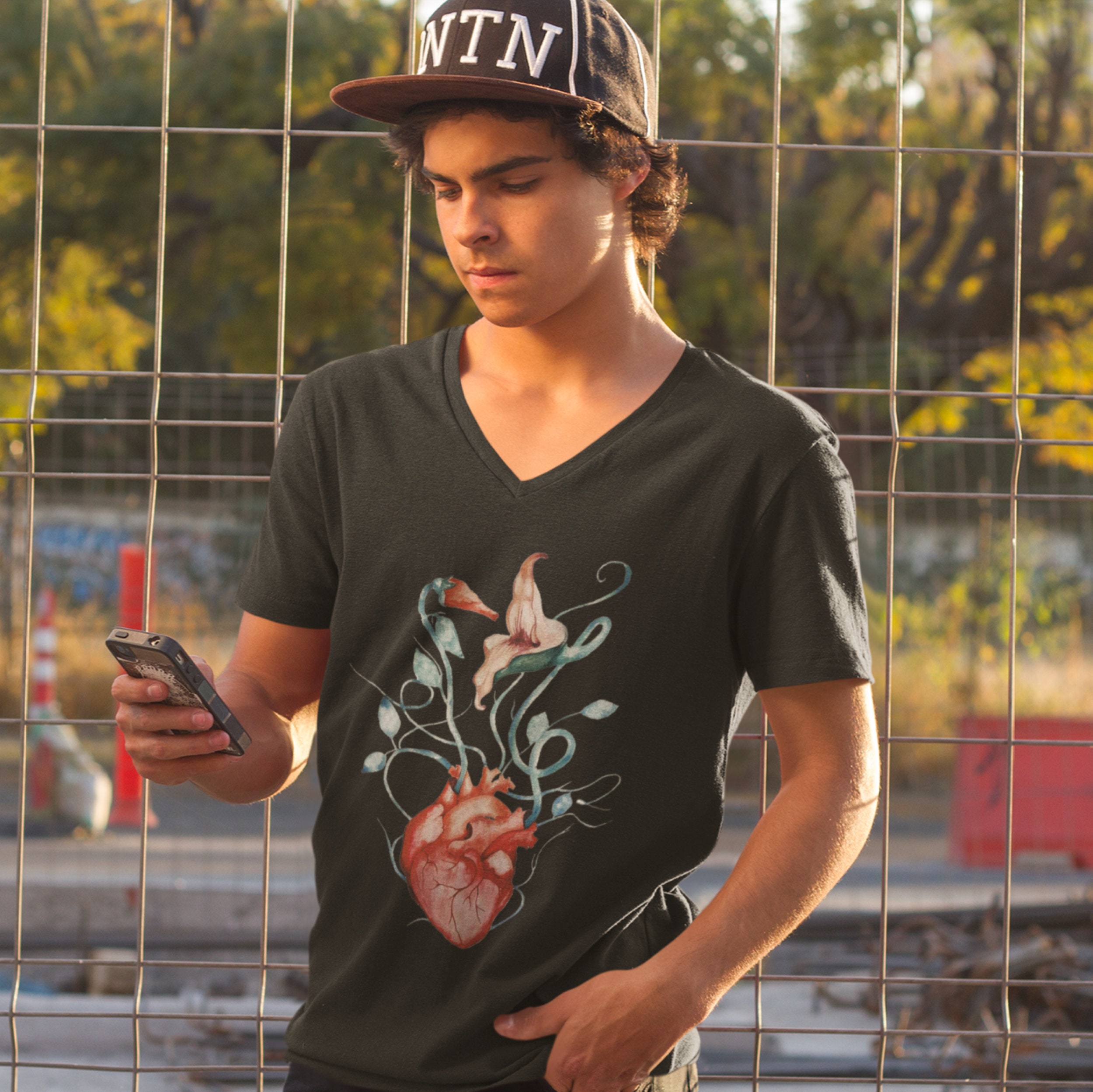 Pink Floyd the Wall Flowers Unisex V 