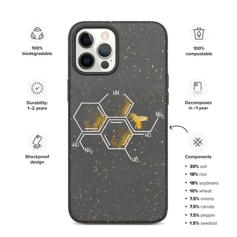 Nectar of life Phone accessory Environment friendly Serotonin dopamine Sustainable living 20 PRO Iphone Biodegradable Phone Case