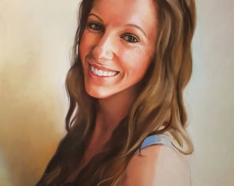 girl portrait,pastel portrait, custom portrait, woman portrait