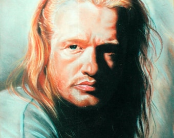 Man portrait, custom portrait, portrait from photo, pastel portrait