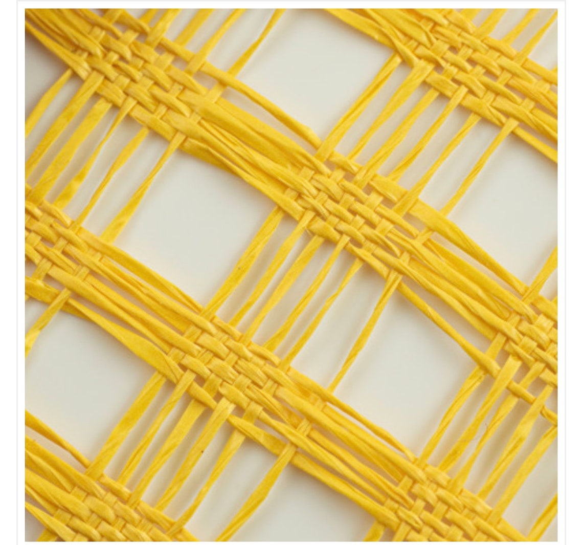 Yellow Poly Burlap Mesh. 10 inch X 10 yard poly burlap. Poly Etsy