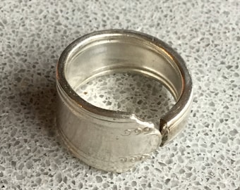 1933 Simplicity silver spoon ring