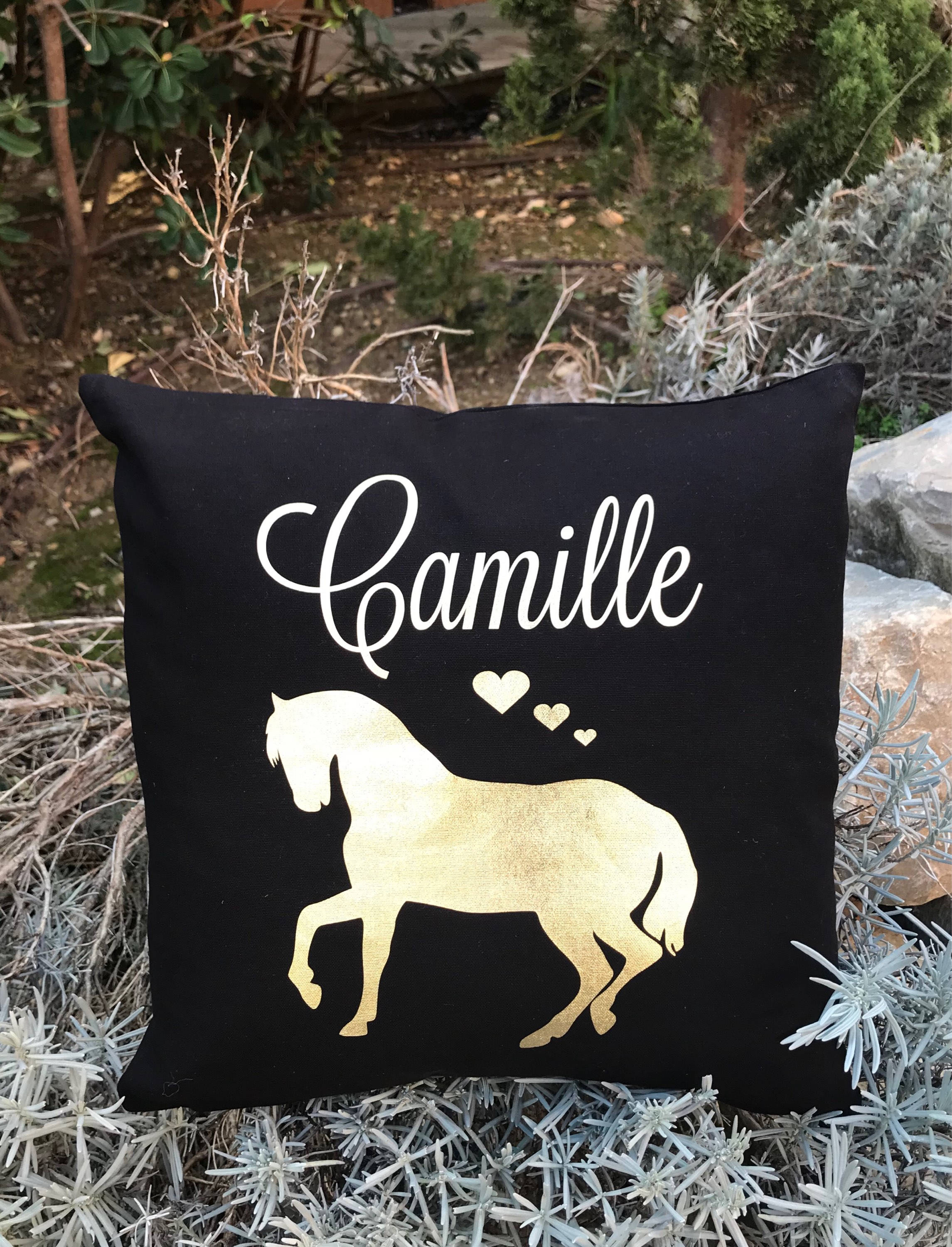 Coussin cheval cadeau cheval decoration cheval coussin Etsy