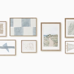 Coastal Gallery Wall Art Set Digital Download Printable - Etsy