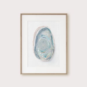 Abalone Shell Art, Coastal Wall Art, Vintage Coastal Printable, Ocean Shell Art, Digital Download