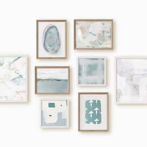 PRINTABLE Coastal Gallery Wall Art Set, Vintage Coastal Art Inspired, Digital Download