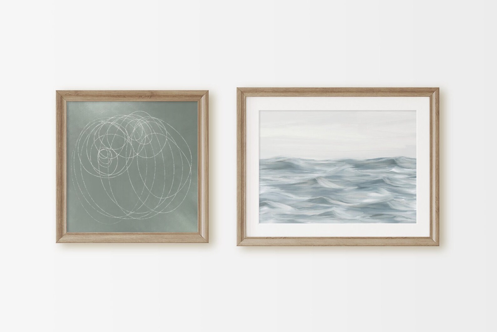 Coastal Gallery Wall Art Set Digital Download Printable Etsy