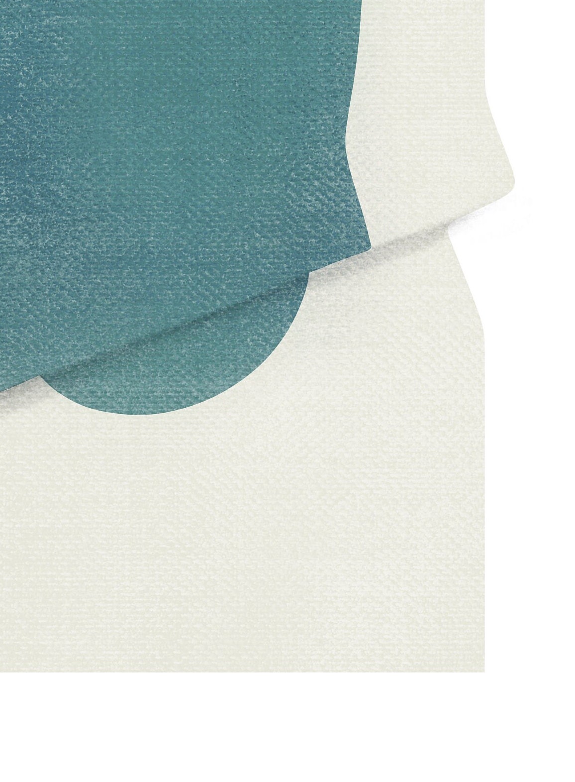 View of Textured Paper Art Print, Modern Abstract Art, Textile Art Print, Set ...