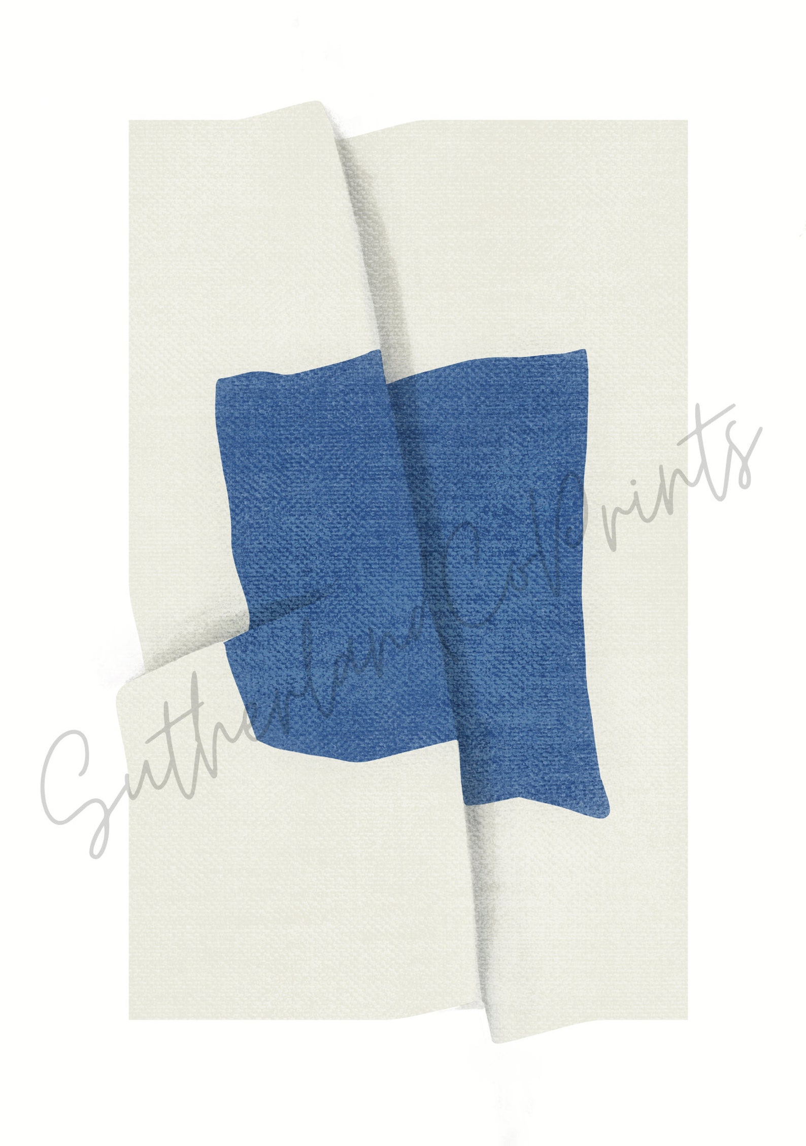 Textured Paper Art Print, Modern Abstract Art, Textile Art Print, Set ...