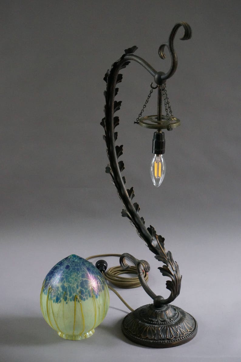 Pallme Koenig Art Nouveau Pendant Table Lamp - Etsy