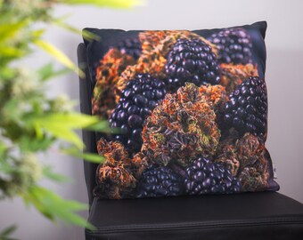 Cannabis Pillow 420 Decor Marijuana Home Decor Cannabis Etsy