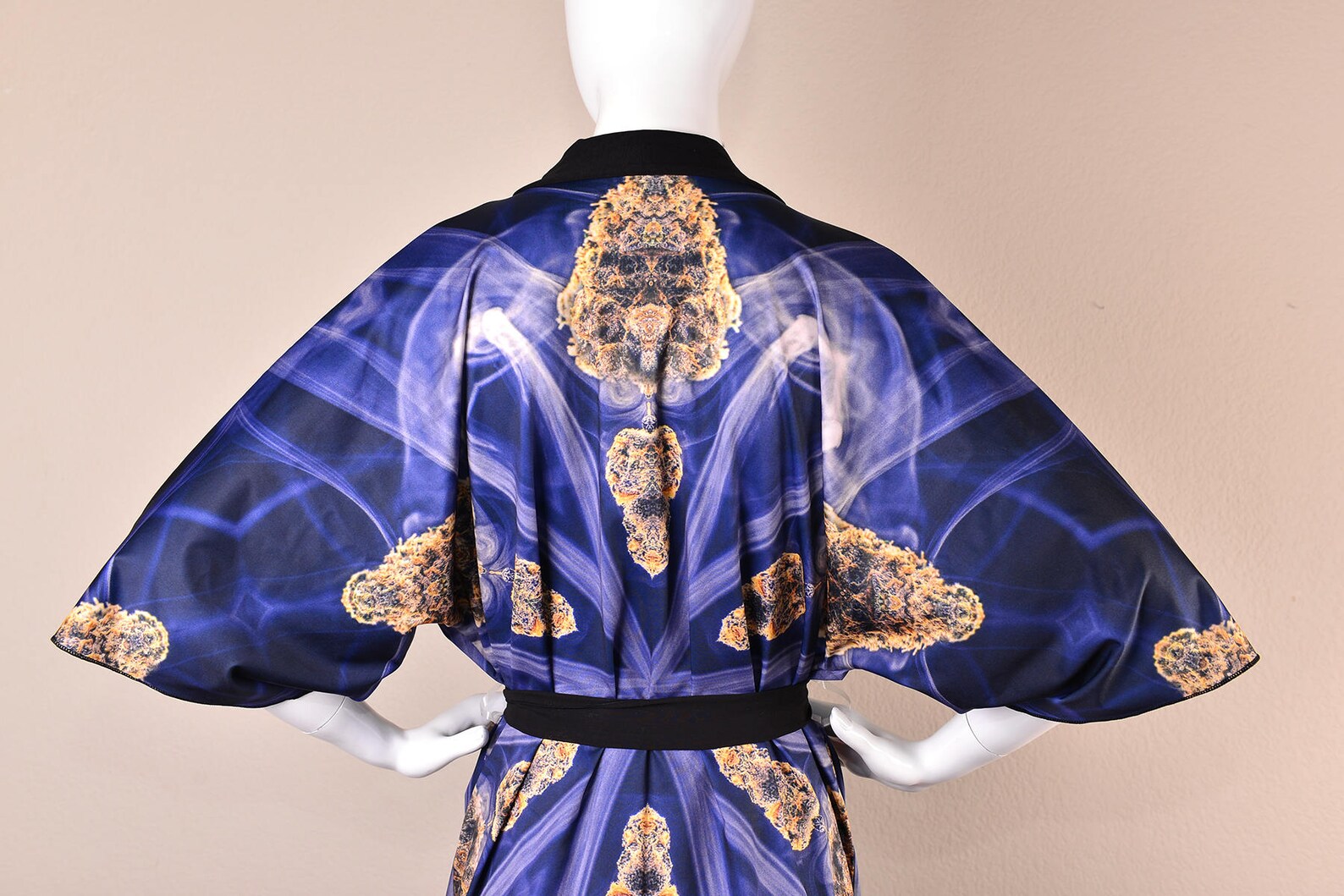 Mens Kimono Robe Cannabis Robe Weed Kimono Robe Mens Robe Etsy Canada