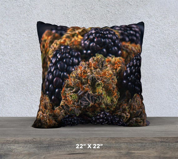Cannabis Pillow Pillow Case 420 Decor Home Decor Marijuana Etsy