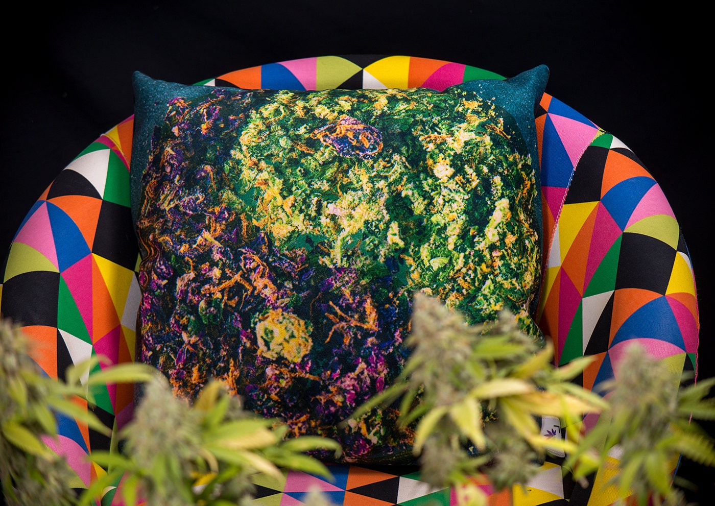 Cannabis Pillow 420 Decor Pillow Case Home Decor Marijuana Etsy