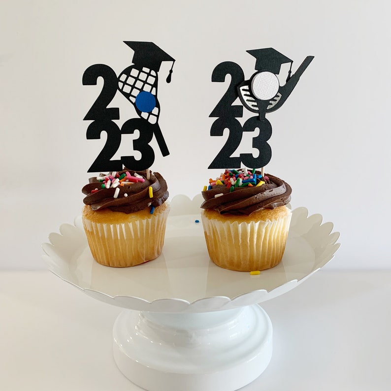Graduation Cupcake Toppers With Sport 2024 Sport/talent With Etsy