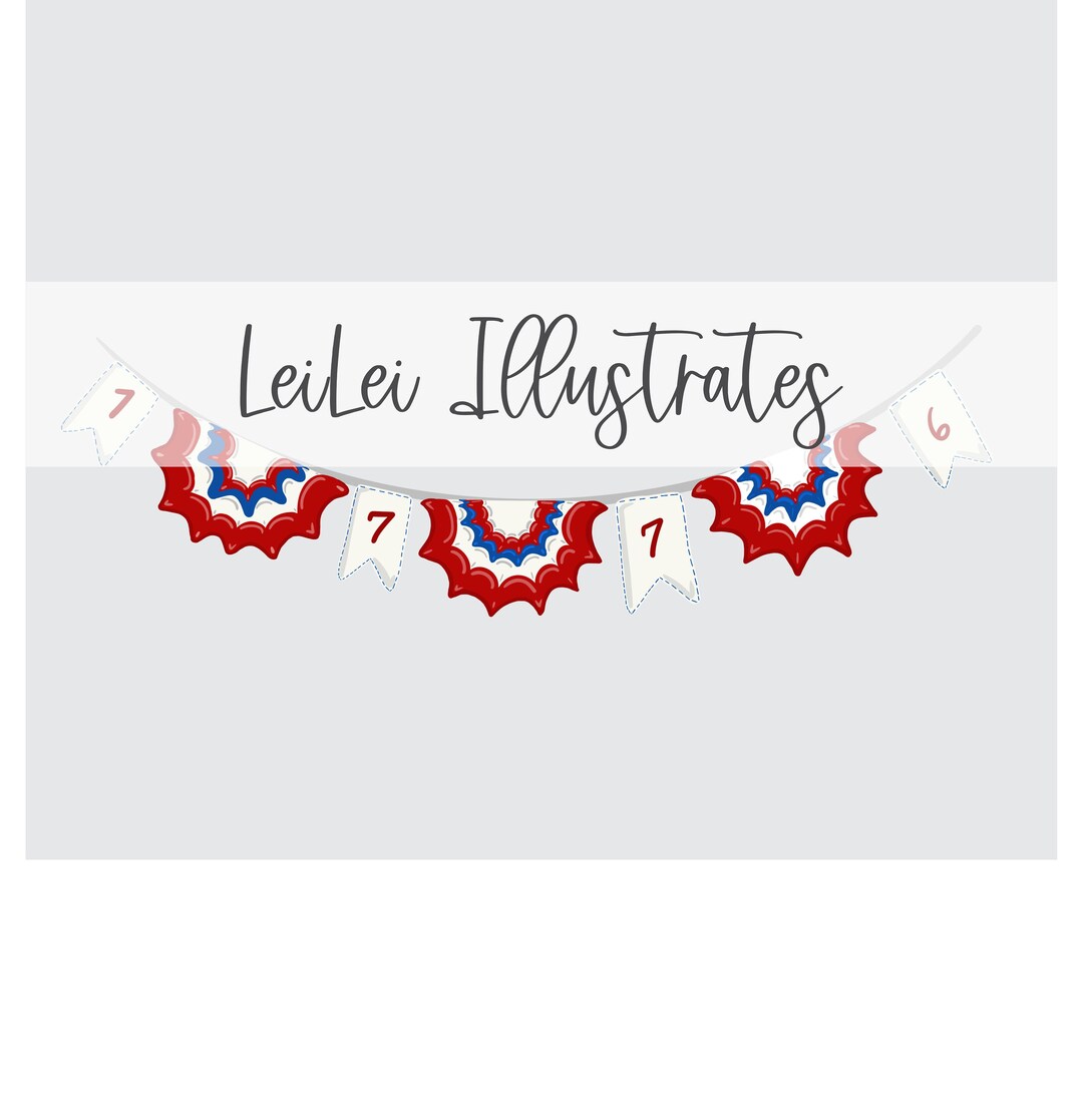 Patriotic Banner Clipart | Red White and Blue Flag | Stars and Stripes ...