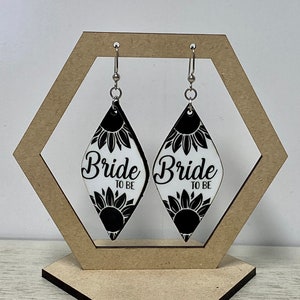 Bride To Be Earrings - Engagement Gift