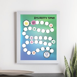 Magnetic Potty Training Chart - 11x14