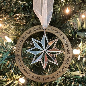 Friends Are Like Stars Ornament