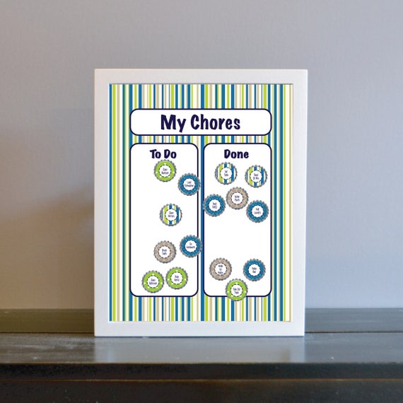 Etsy Magnetic Chore Chart