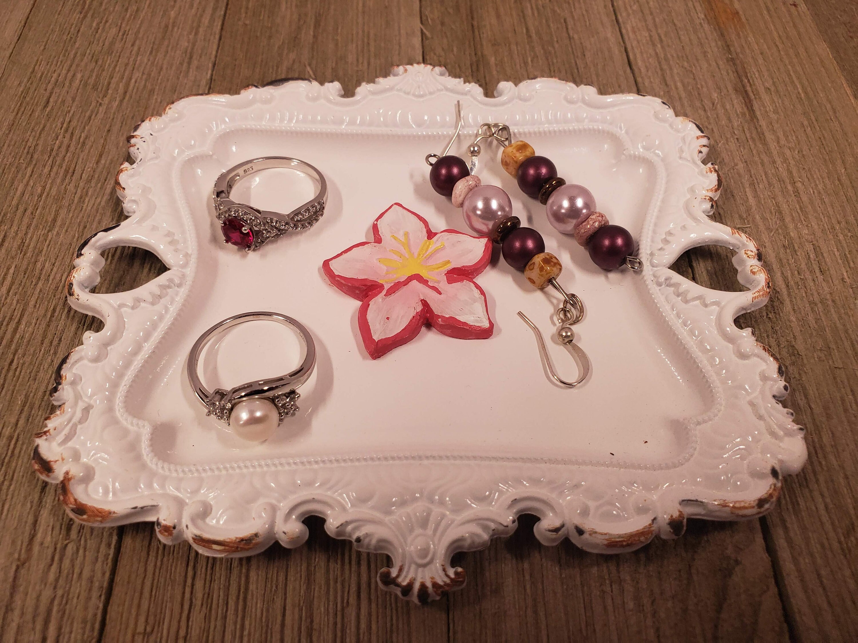 Jewelry holder Ring holder Trinket dish Jewelry dish Ring dish Etsy