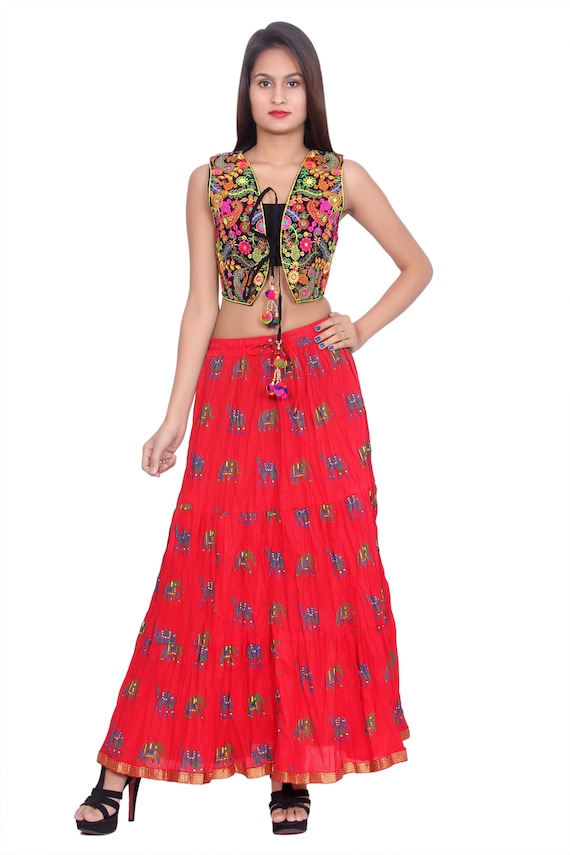 skirt and top ethnic wear
