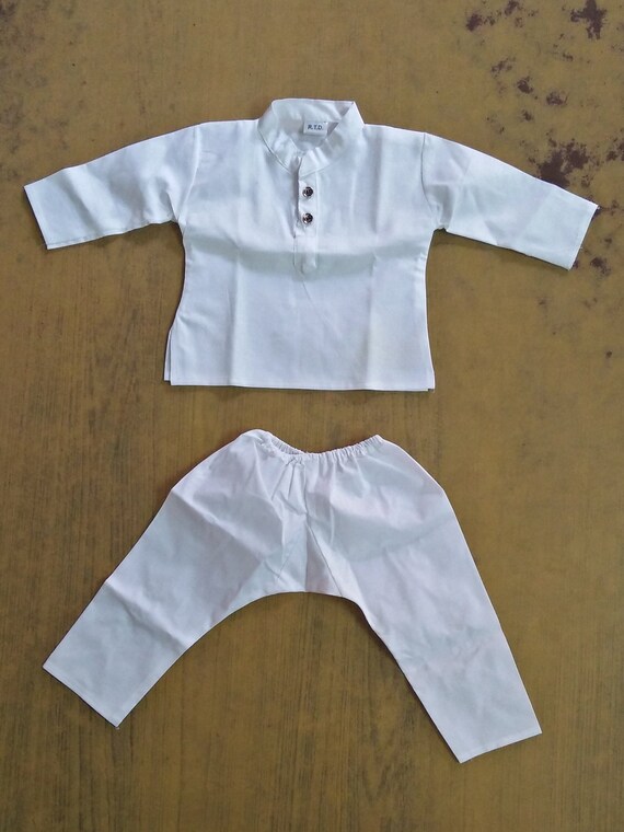 baby white kurta pajama