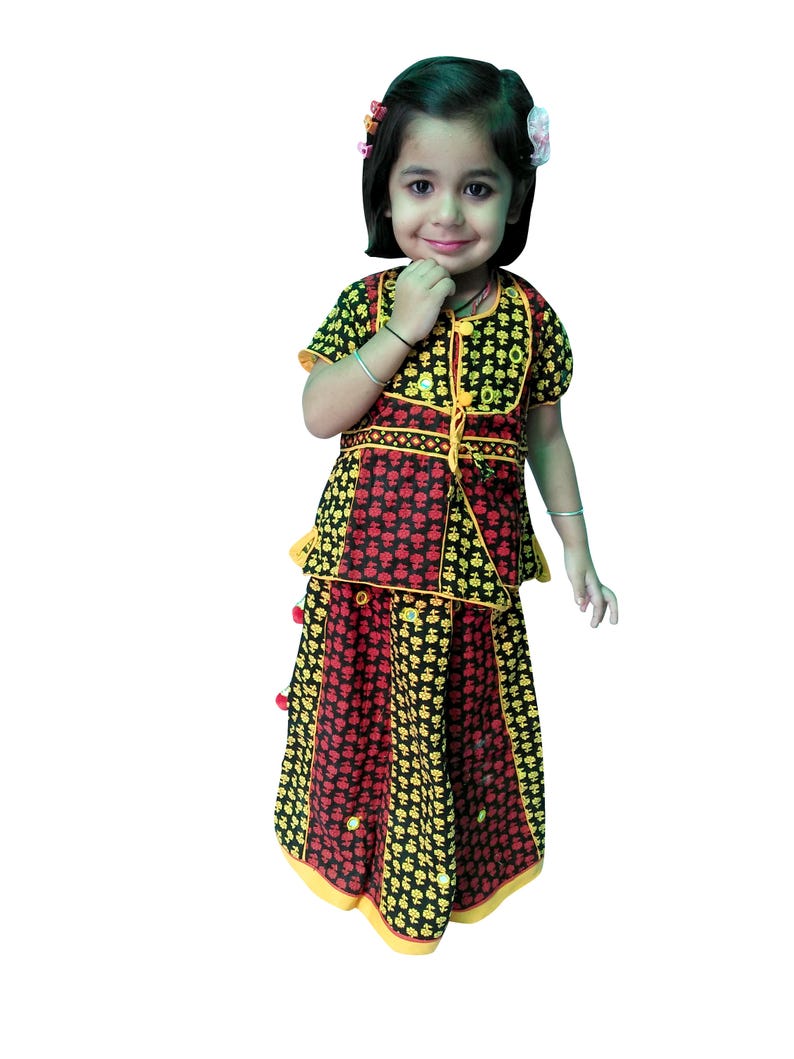 Indian Kids Lehenga Choli Chaniya Choli for Baby Girls Ethnic | Etsy