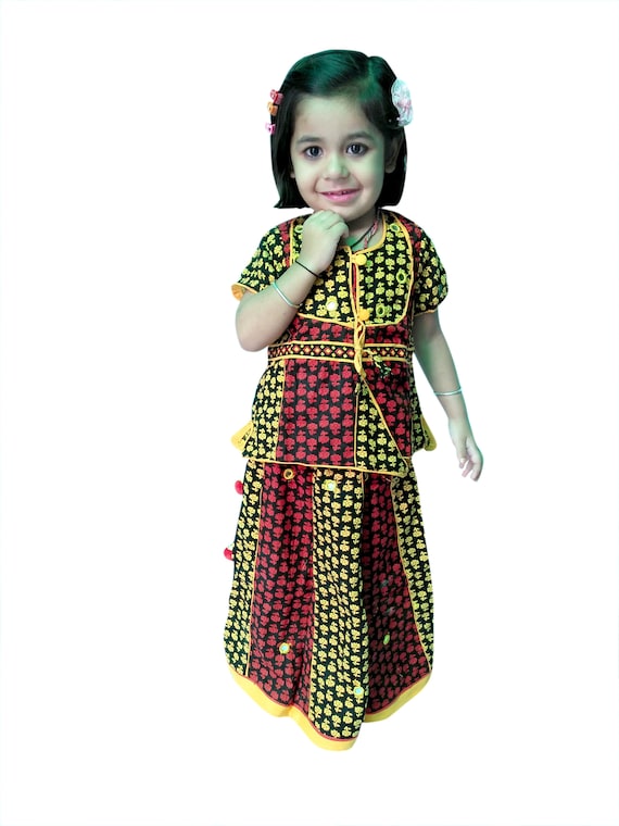 Indian Kids Lehenga Choli Chaniya Choli for Baby Girls Ethnic | Etsy