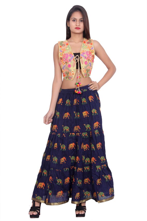 ethnic skirt top