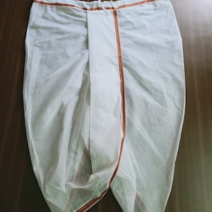 Pantalon dhoti en coton bio pour homme : bas ethnique indien