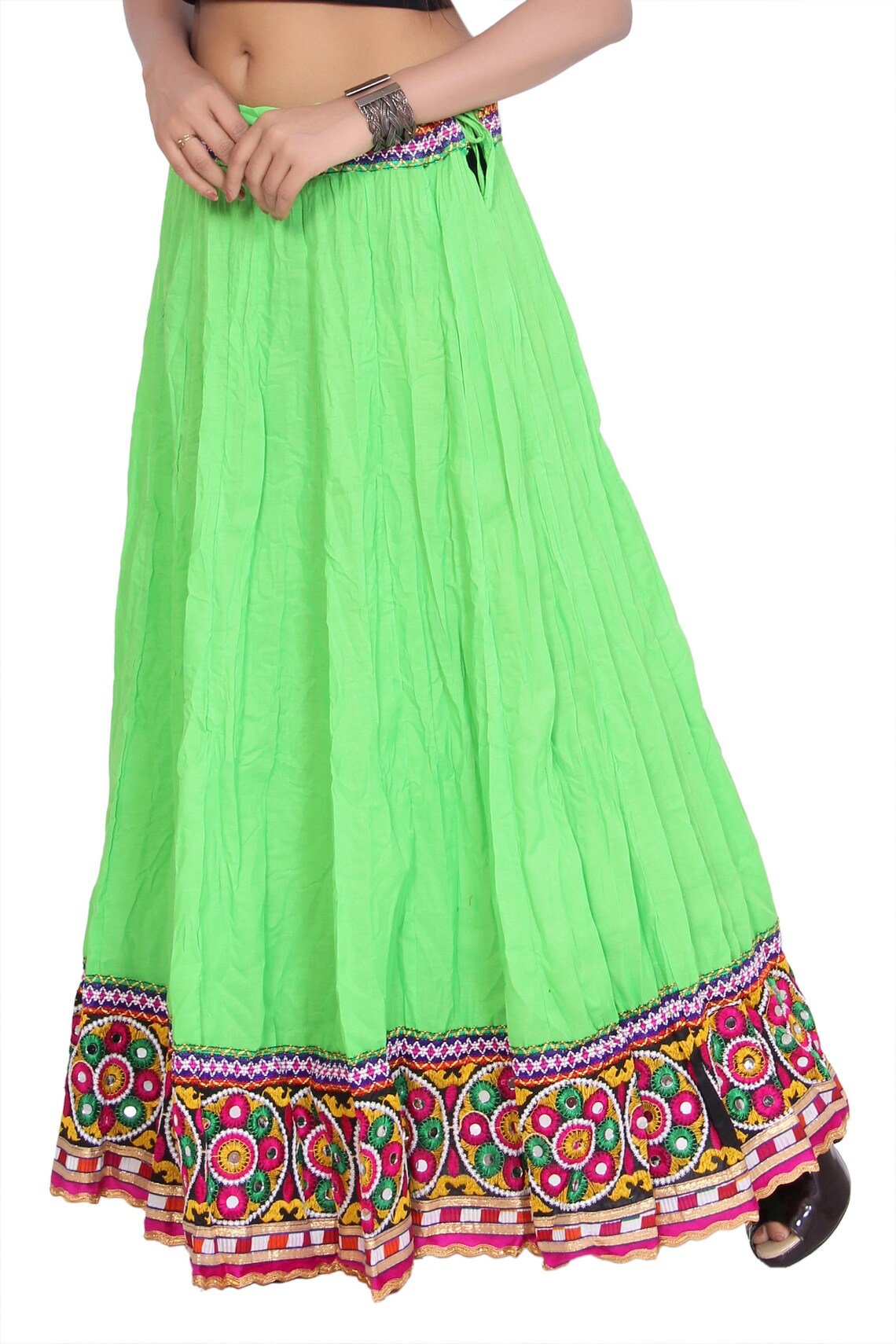 Embroidered Design Skirt Indian Ethnic Vintage Lehanga Fashion Etsy