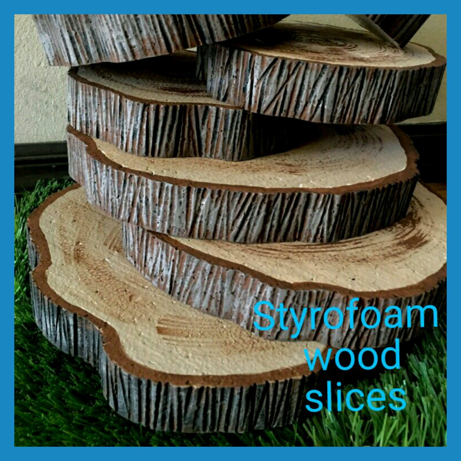 Wood Slices Tree Stumps Cake Display Cake Stand Cake Etsy