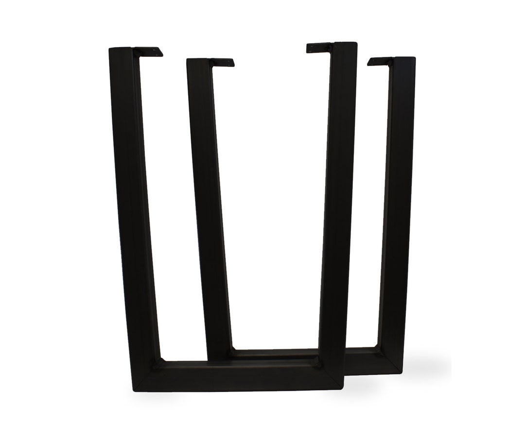 20 High V Shaped Steel Furniture Legs 2 Pack BLACK Etsy