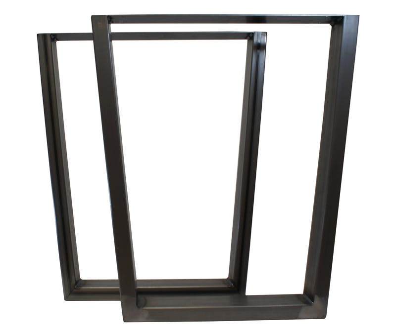 28 High V Shaped Steel Furniture Legs 2 pack