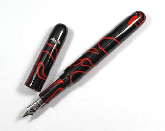 Churchill "Lava Flow" Fountain pen