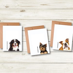 Terrier Notecard Collection Yorkshire Dog Illustration Artistic Design Elements Premium Cardstock Quality Blank Card Set Kraft Envelope Included Beautiful Dog Artwork Stationery Gift Collection Perfect Correspondence Cards Dog Lover Present