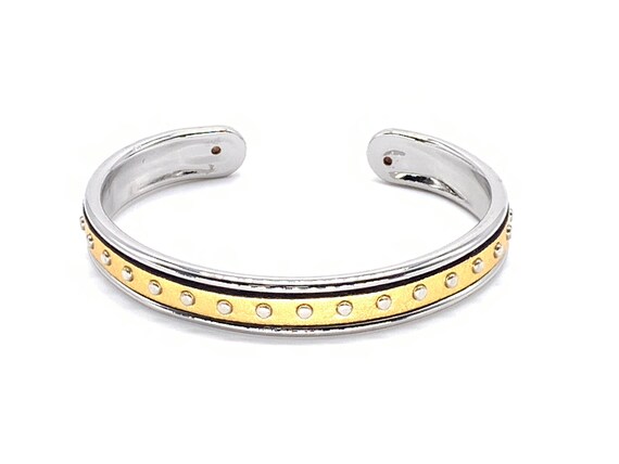 studded leather cuff