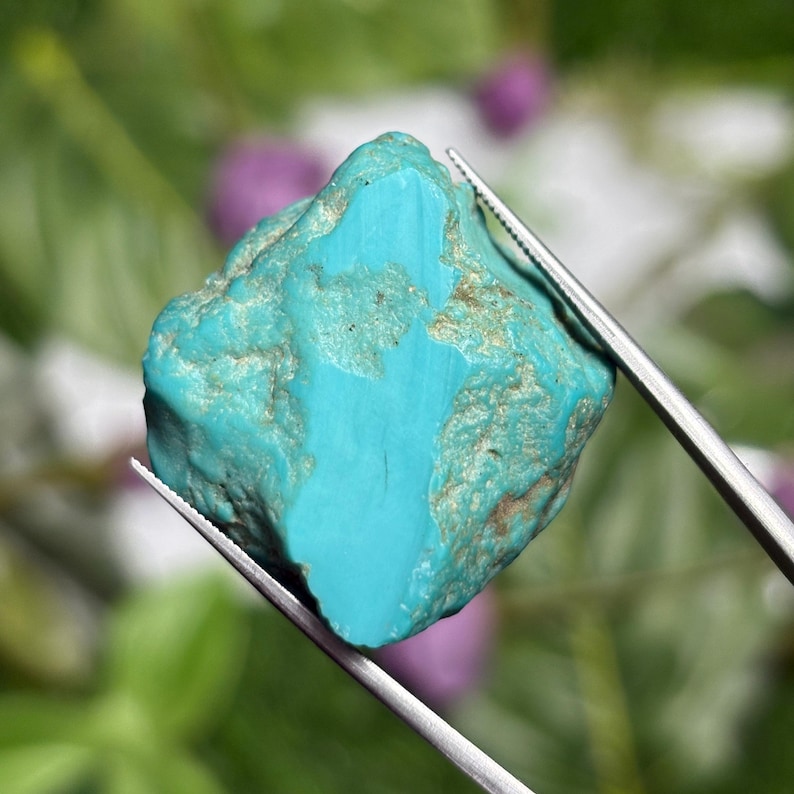 Stabilized Natural Turquoise Rough Stone | Lapidary Gemstone Supply ...