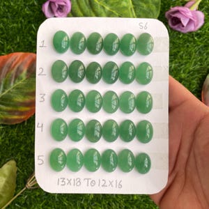 Green Chalcedony Cabochon,Top Quality Green Chalcedony Cabochon Strips,Chalcedony Smooth Flat Back For Making Jewelry,Ring,Pendant,Necklace,