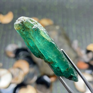 55  Cts. Green Kyanite Crystals Shards, Kyanite Blades, Raw Kyanite Stone, Natural Kyanite Stick, Kyanite Shards, Kyanite Rough For Jewelry