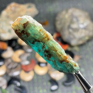 109  Cts. Green Kyanite Crystals Shards, Kyanite Blades, Raw Kyanite Stone, Natural Kyanite Stick, Kyanite Shards, Kyanite Rough For Jewelry