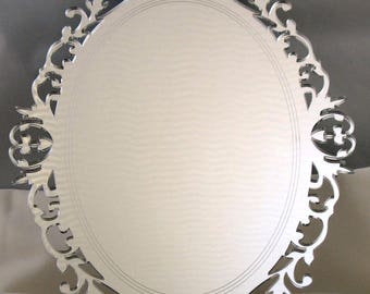 Decorative Oval Acrylic Mirror