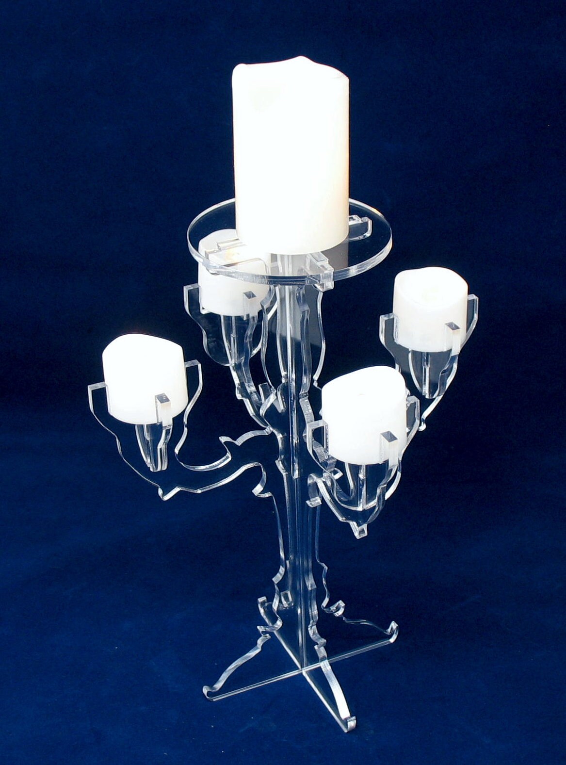 Candelabra LED Candle Holder Acrylic 1077S Etsy