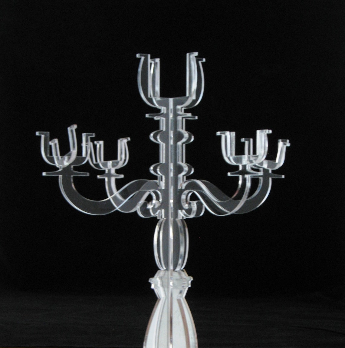 Candelabra C125 LED Candle Holder Laser Cut Acrylic Etsy