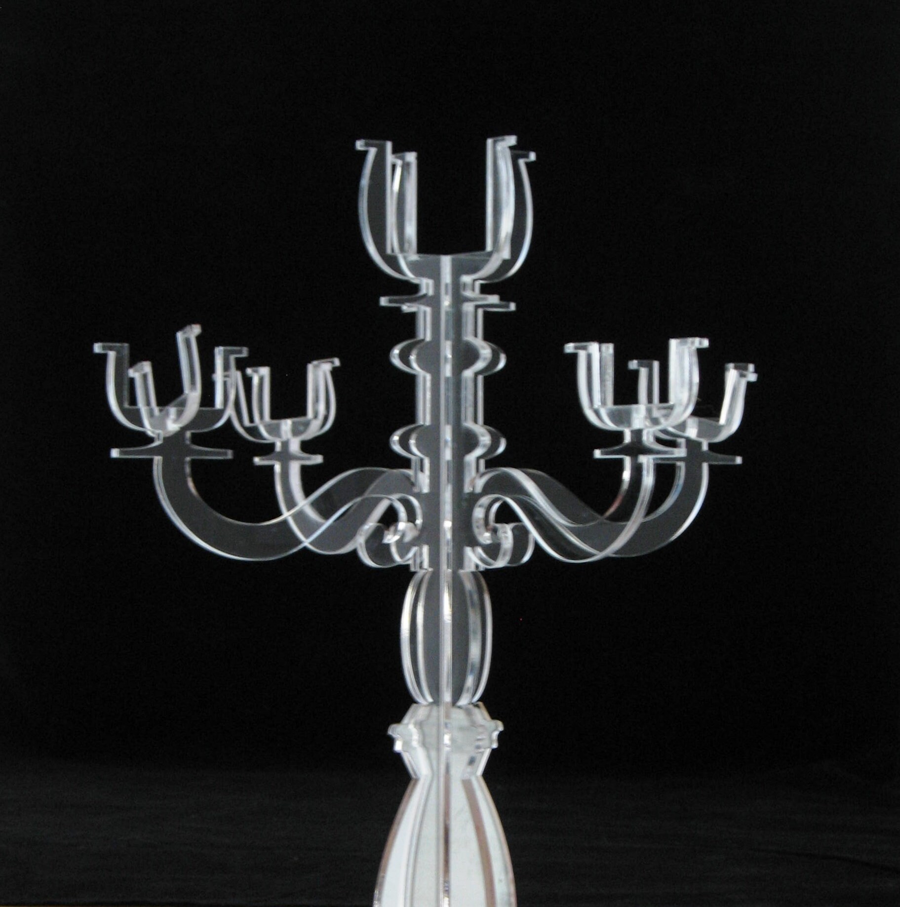 Candelabra C125 LED Candle Holder Laser Cut Acrylic Etsy